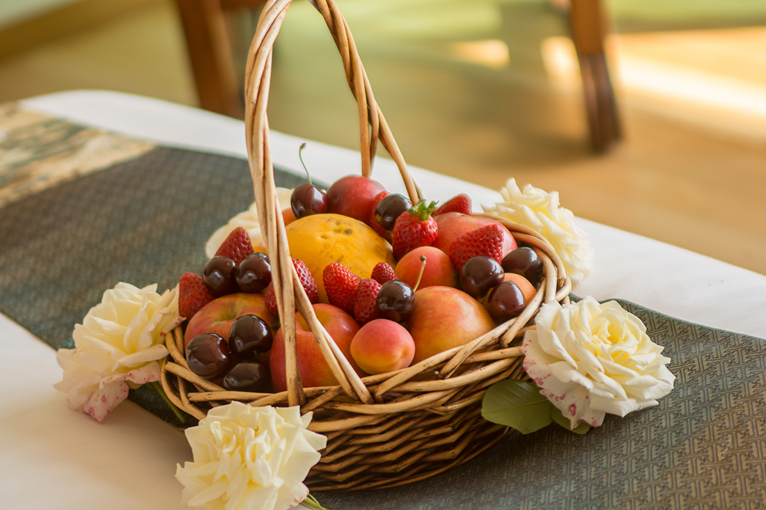 Farm-fresh fruits and berries