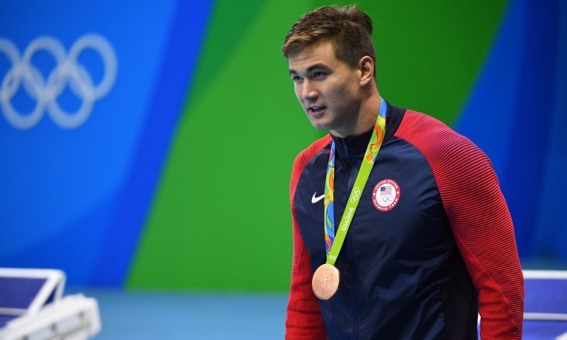 Nathan Adrian is a former Olympic gold medalist and is half-Chinese (Photo by USA Today)