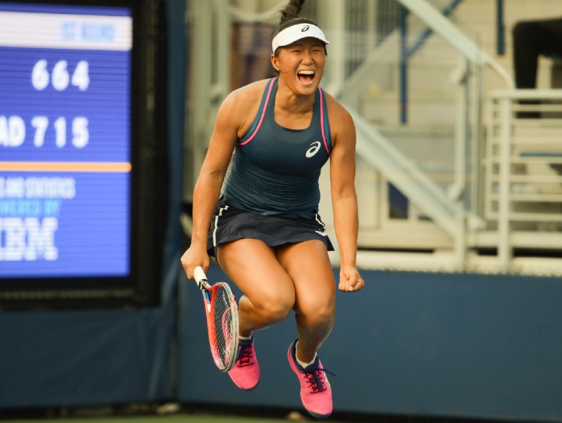Claire Liu is a former Junior Wimbledon champion (Noel Alberto/VAVEL USA)