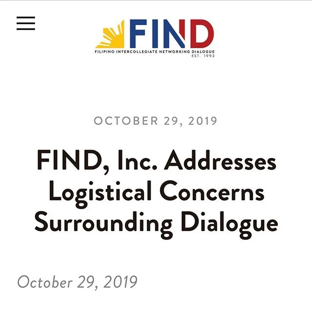 Due to logistical concerns, MSU is unable to host dialogue. Check out the press release for more info and what the next steps are. http://www.findinc.org/pressrelease/2019/10/29/find-inc-addresses-logistical-concerns-surrounding-dialogue