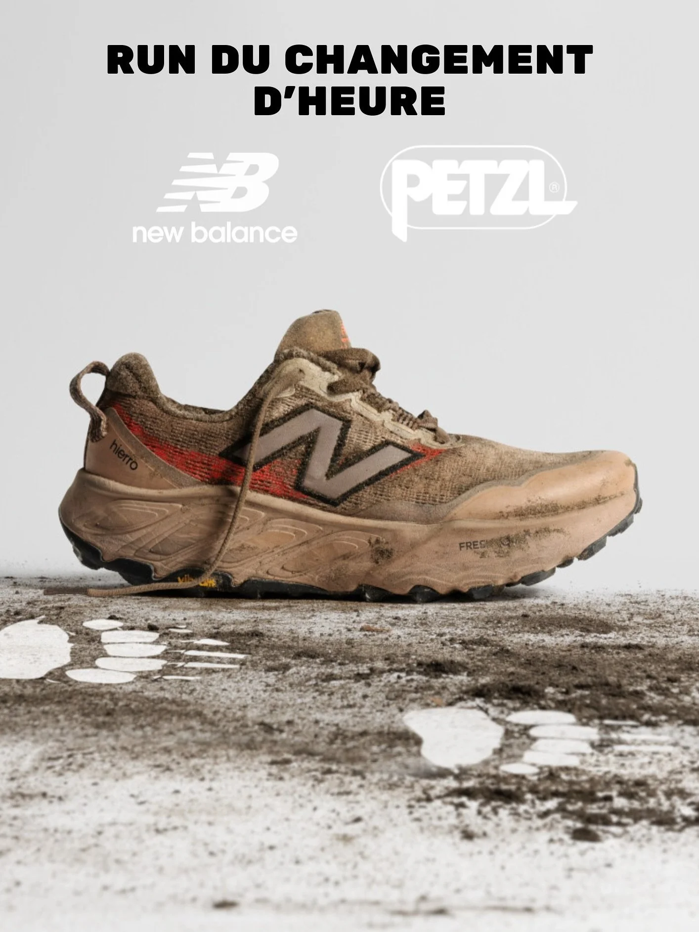 C’est le RDV des coureurs à la tombée de la nuit 👟 le run du changement d’heure est de retour ! L’occasion de tester les New Balance Hierro V9 & les frontales @petzl_official 
Lundi 27 octobre à 19:00 💡
Li