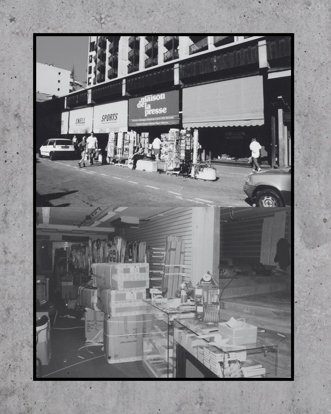 A la fin des ann&eacute;es 90, Corinne et Olivier Snell ouvrent le magasin au sous-sol, o&ugrave; vous retrouvez votre mat&eacute;riel de grimpe et de bivouac, et aussi sur le c&ocirc;t&eacute; gauche, o&ugrave; de grandes nouveaut&eacute;s se pr&eac