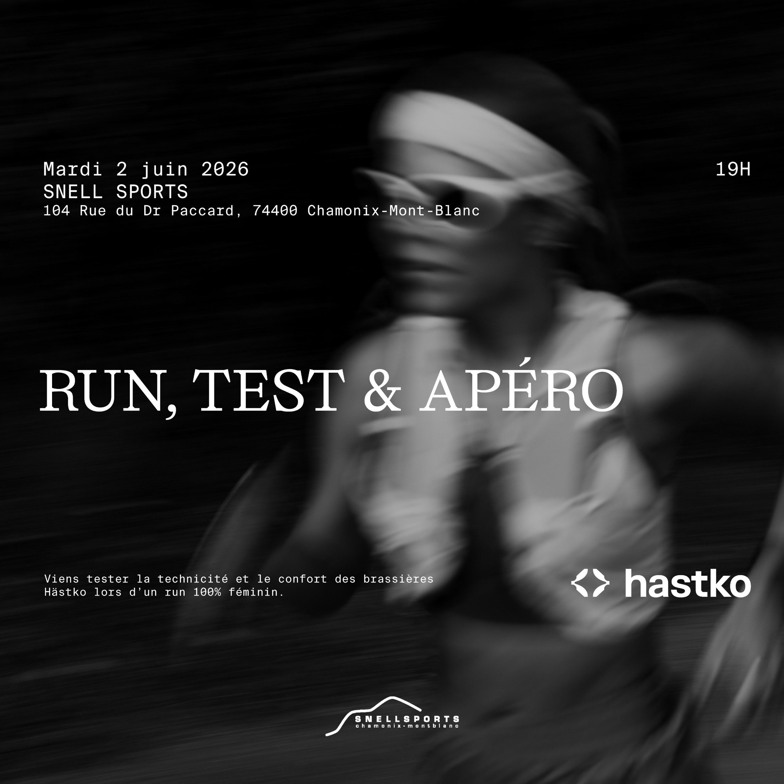 Vous venez courir les filles ? 🏃&zwj;♀️ 
On se retrouve le mardi 2 juin pour un run 100% f&eacute;minin avec @hastko 
Venez tester les brassi&egrave;re et passer un moment sur les sentiers avec nous 🤍
Lien d&rsquo;inscription en bio ⬆️
