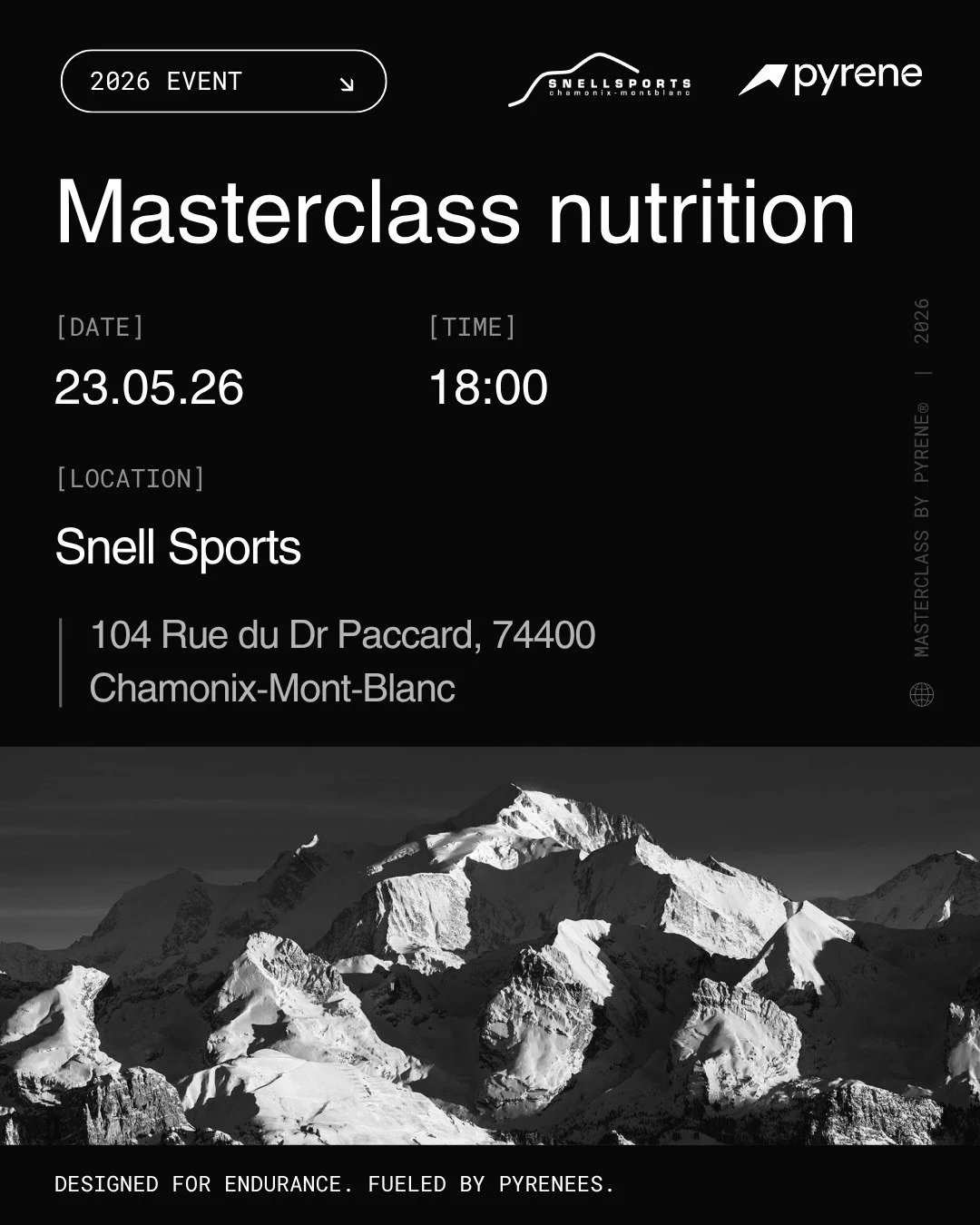 Une soir&eacute;e autour de la nutrition avec @pyrene_lab &ccedil;a vous tente ? On se retrouve samedi 23 mai &agrave; 18h pour une sortie en compagnie de @pyrene_lab pour en apprendre plus sur la nutrition &agrave; l&rsquo;effort ▫️▪️
Retour au maga
