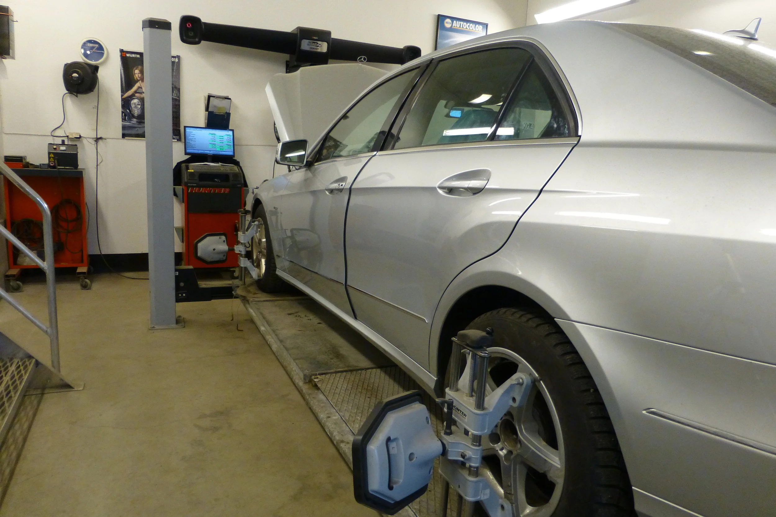 Hunter 3d firehjulsmåling.JPG