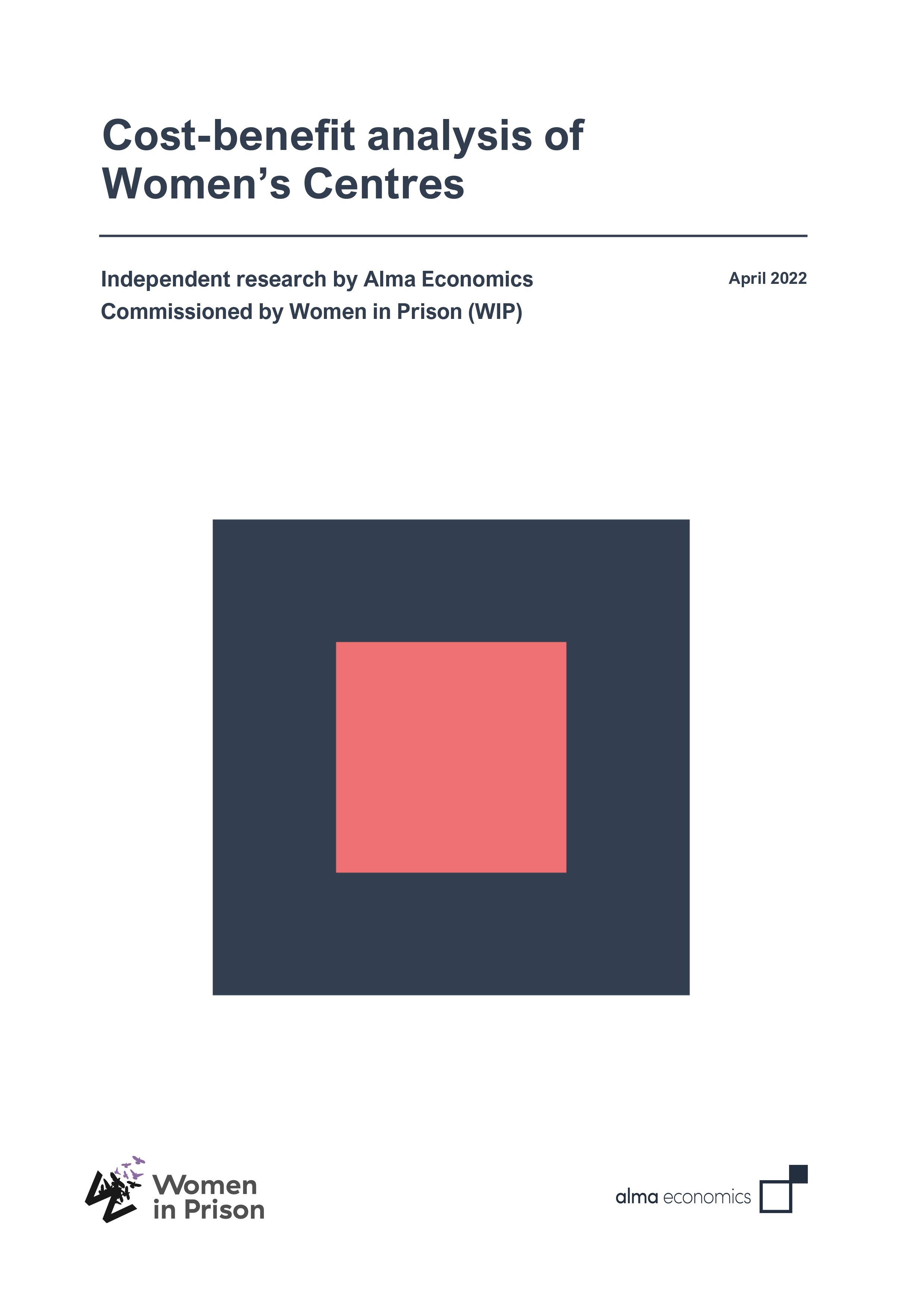 WiP - Cost Benefit Analysis of Women's Centres_Alma cover.jpg
