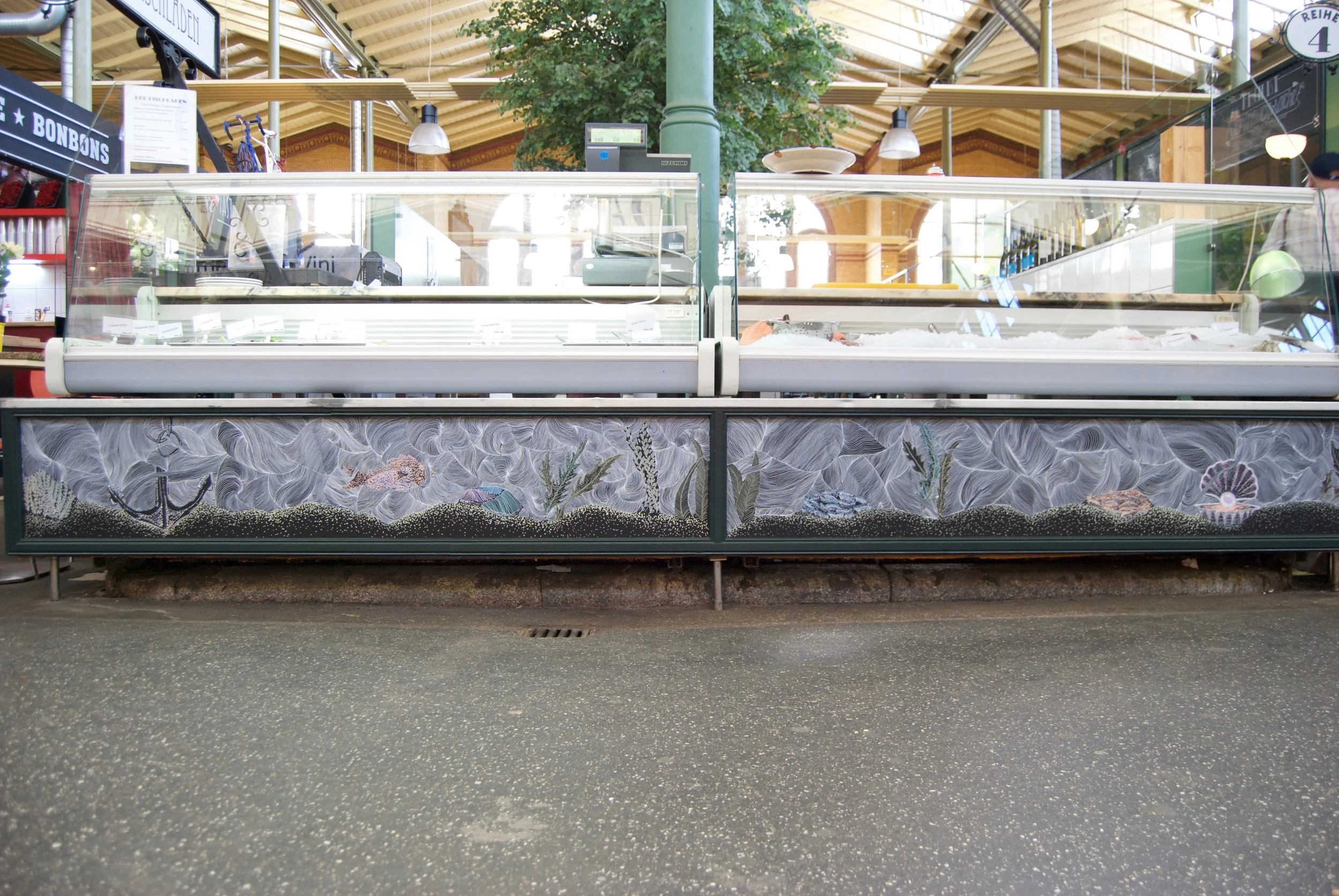 Mural at Markthalle Moabit, Berlin