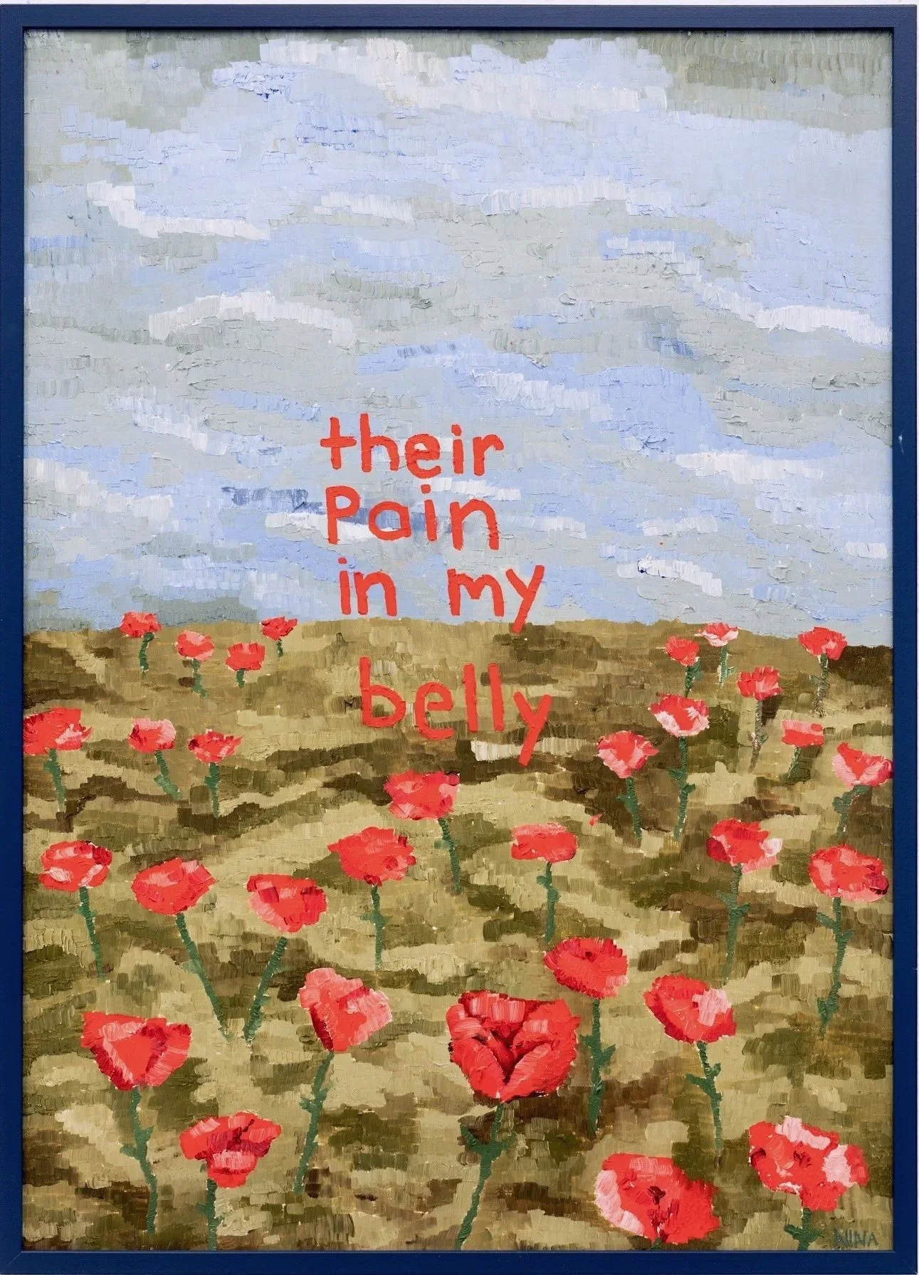 their pain in my belly