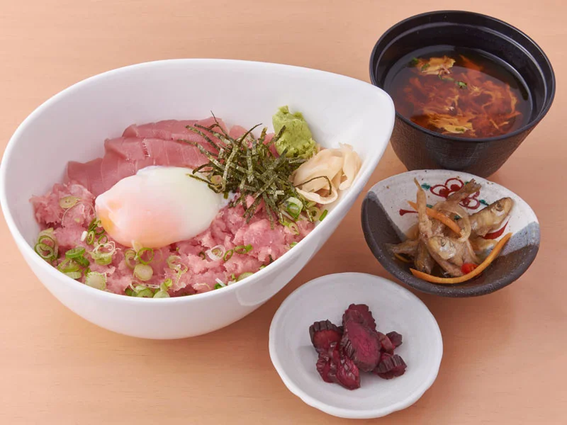 鮪ネギトロ丼<br>Negitoro Rice Bowl ($15)
