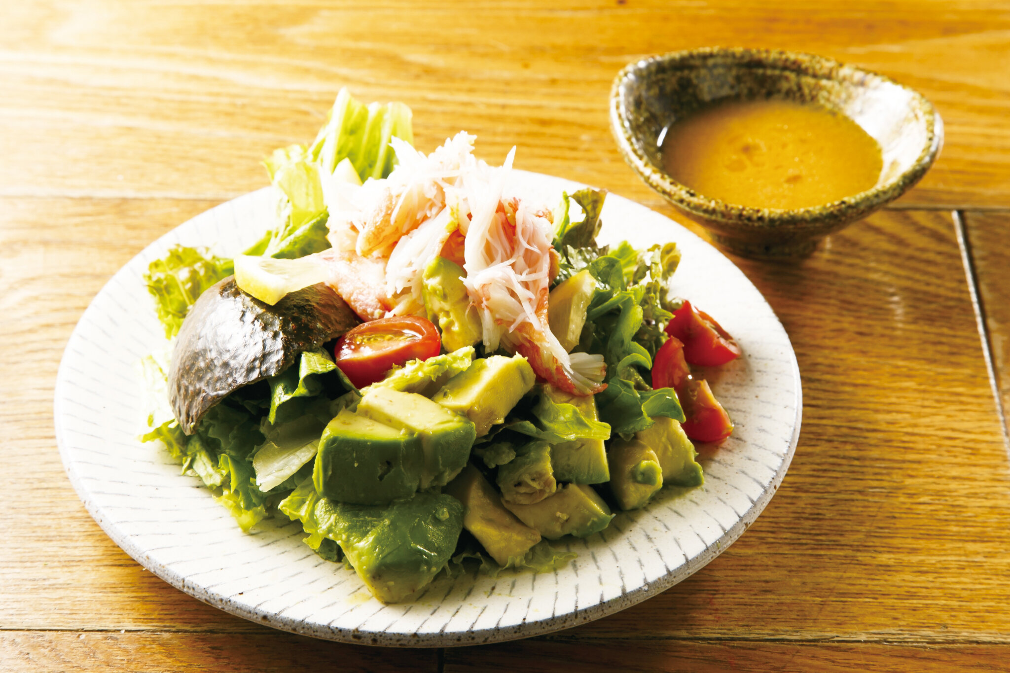 カニとアボカドサラダ Crab & Avocado Salad ($14)