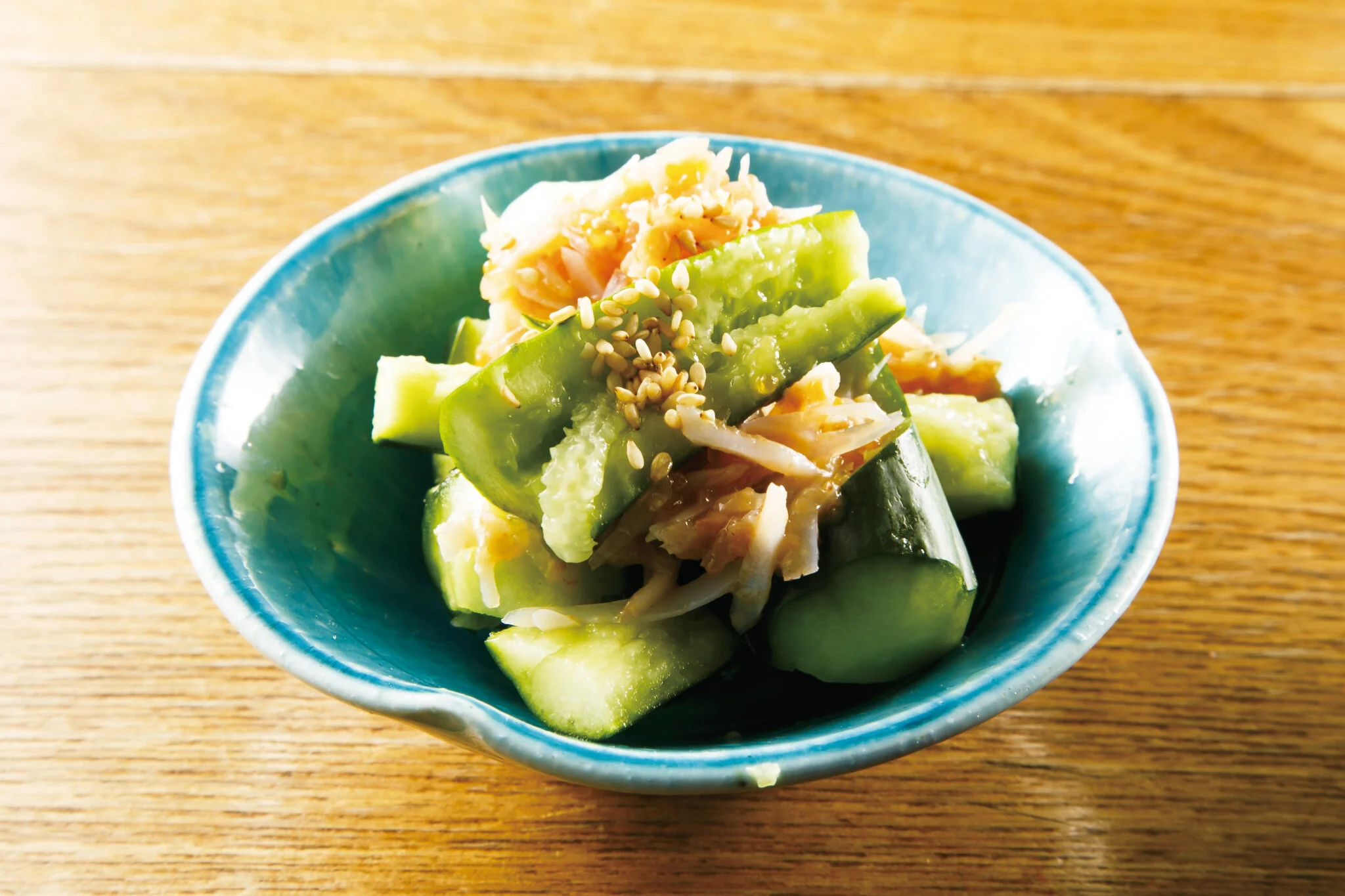 サメ軟骨梅肉きゅうり Cucumber with Soft Shark Bone & Plum ($6)