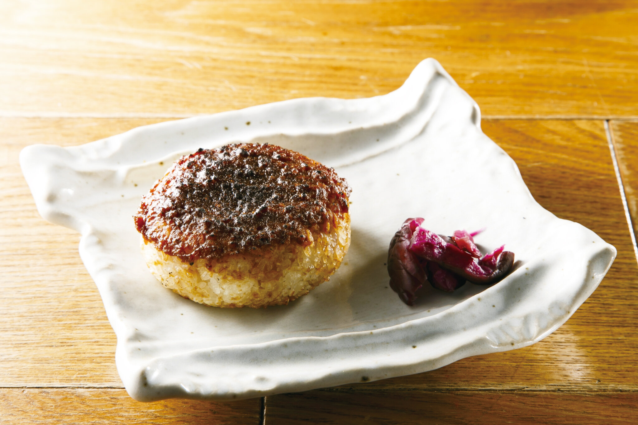 焼おにぎり 味噌 Grilled Riceball with Miso ($5)