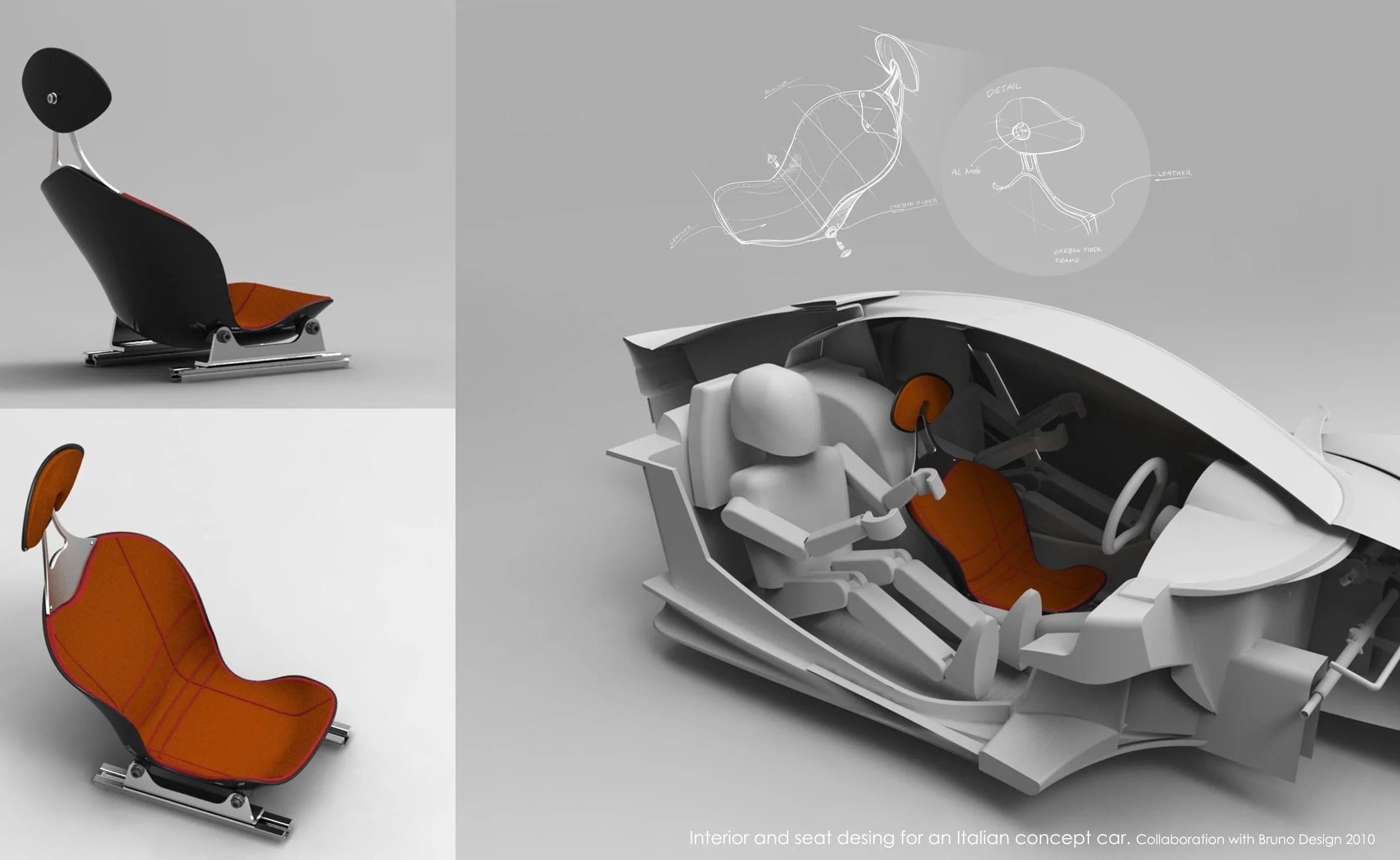 Supercar interior design