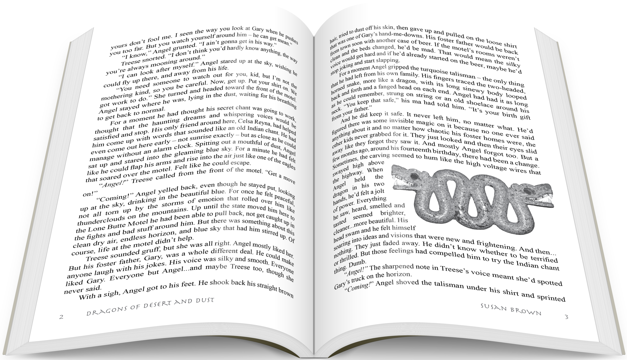 Text with regular images or tables