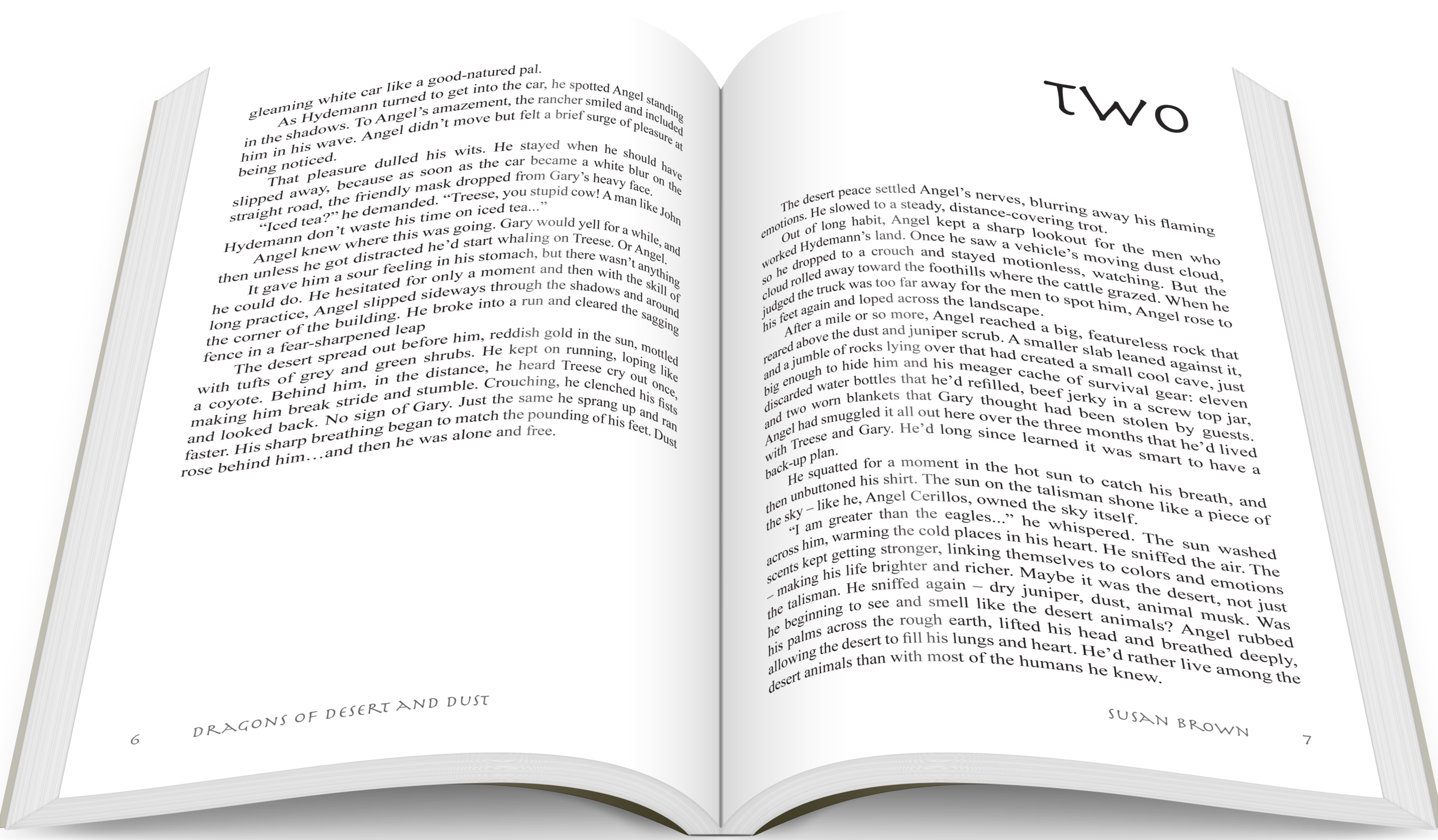 Text with two formats