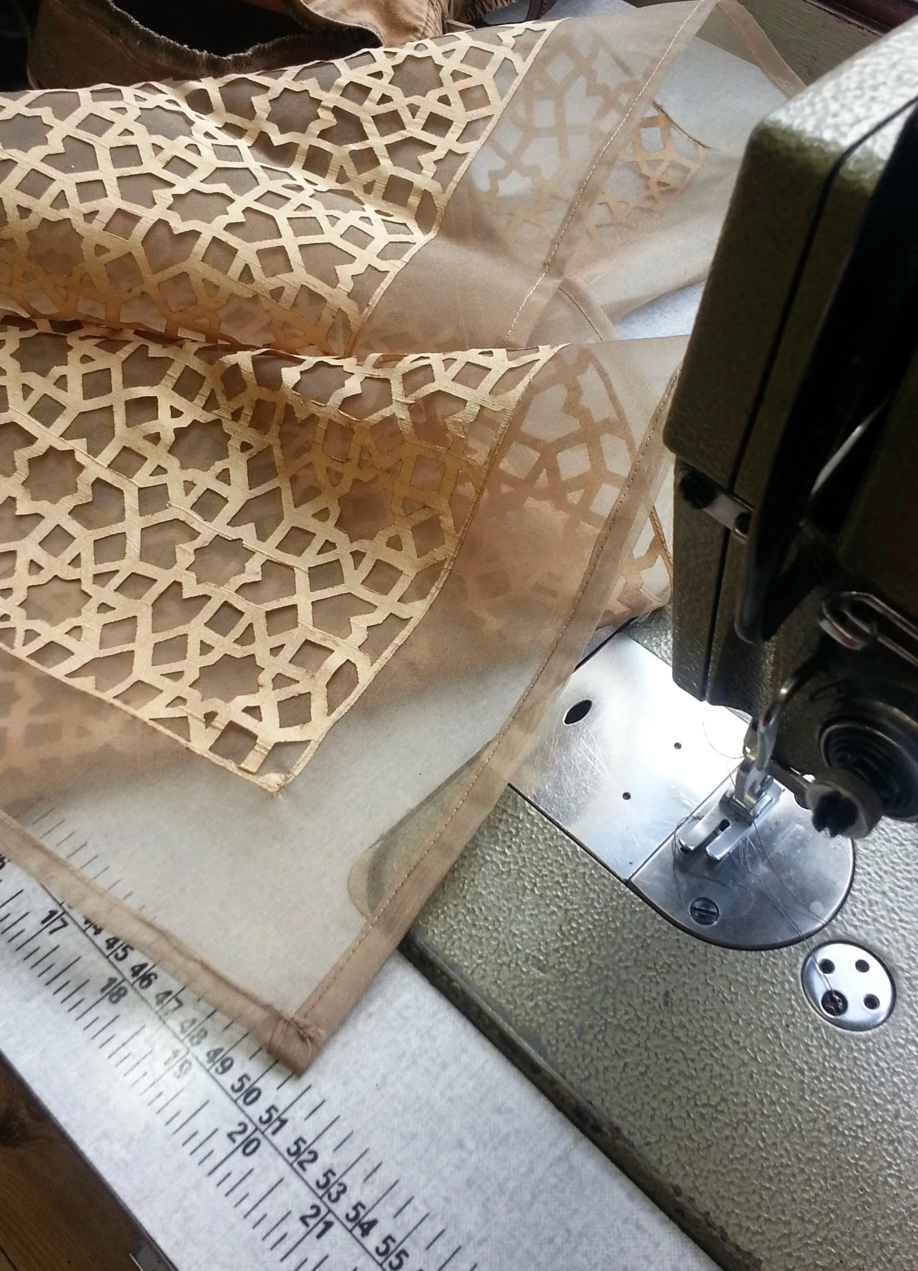 Work in progress ~ Islamic Art, Textile Art, Pattern Design, Shaheen Kasmani