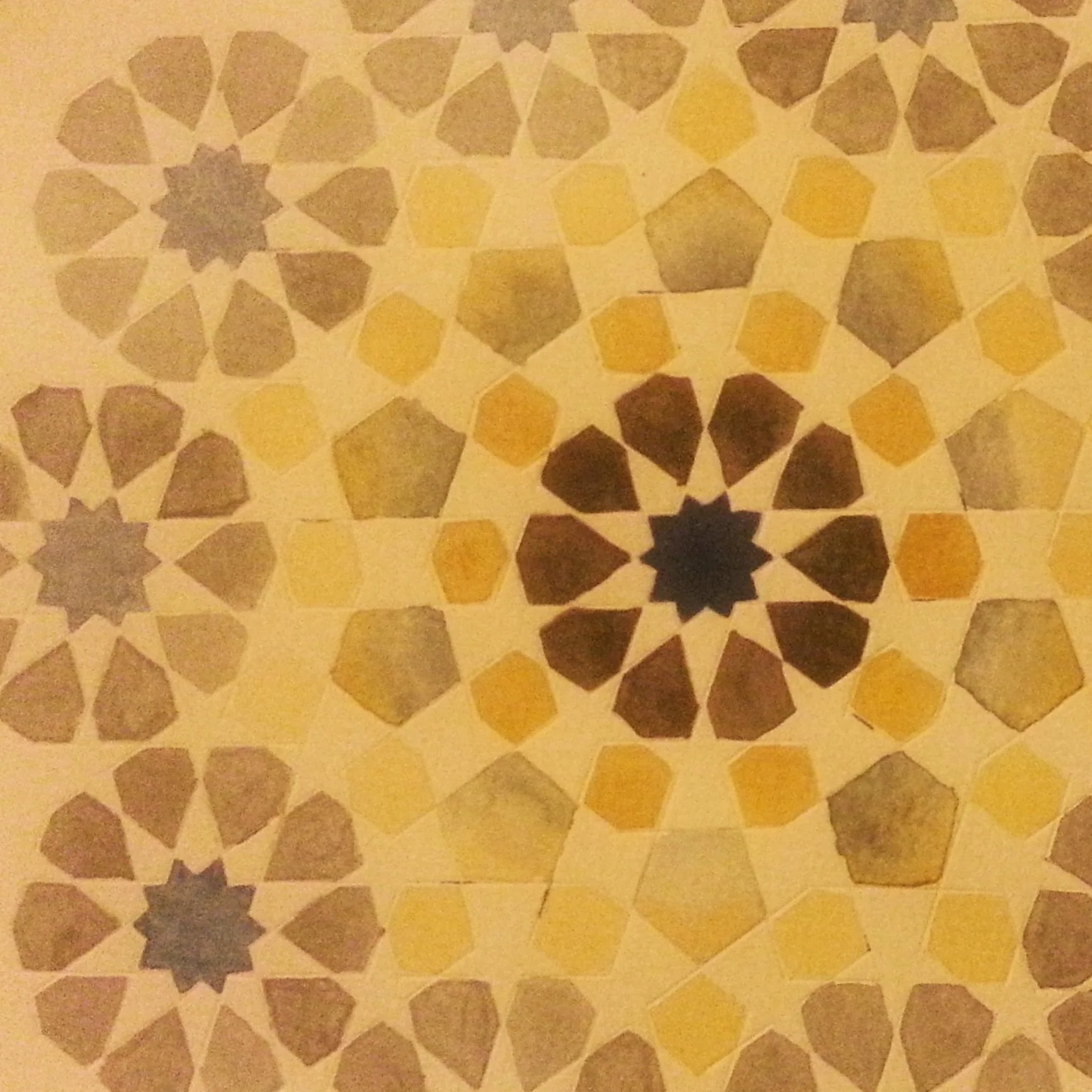 Work in progress ~ Islamic Art, Turkish Art, Geometry, Pattern Design, Shaheen Kasmani