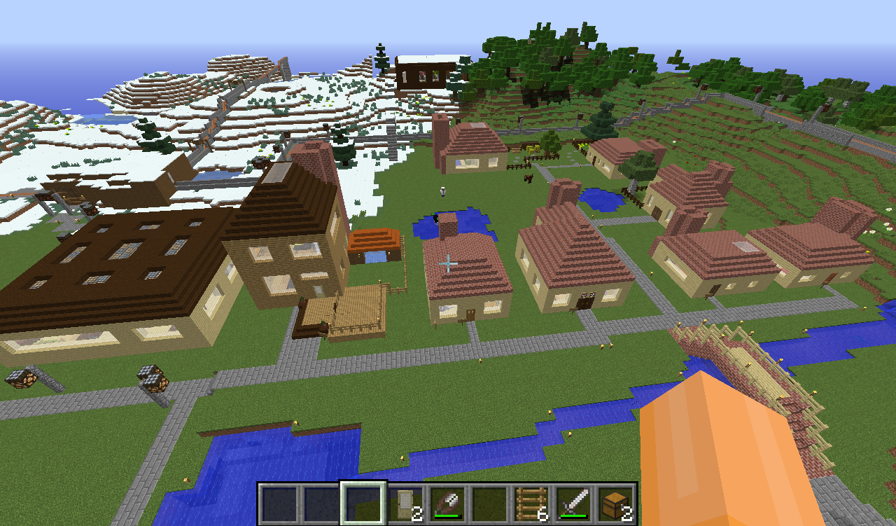 The residential houses of Burkshire and The Farmhouse.