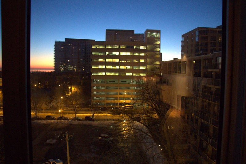 Chicago Sunrise, South Loop, March 2015