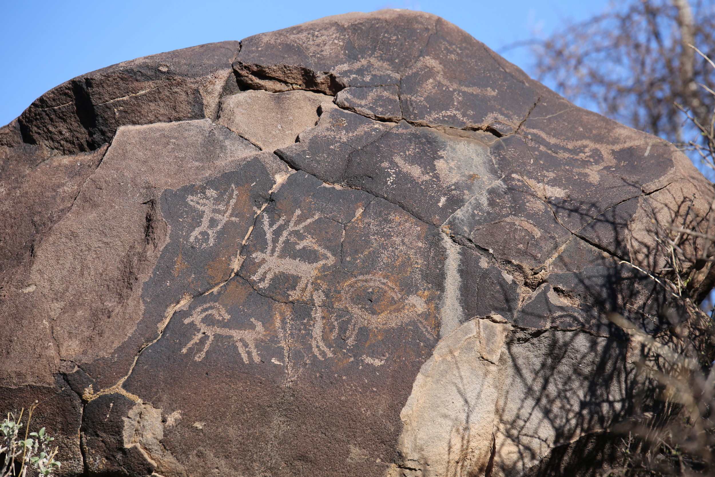 Native American Heiroglyphs - Spur Crossing Conservation Area - December 2016