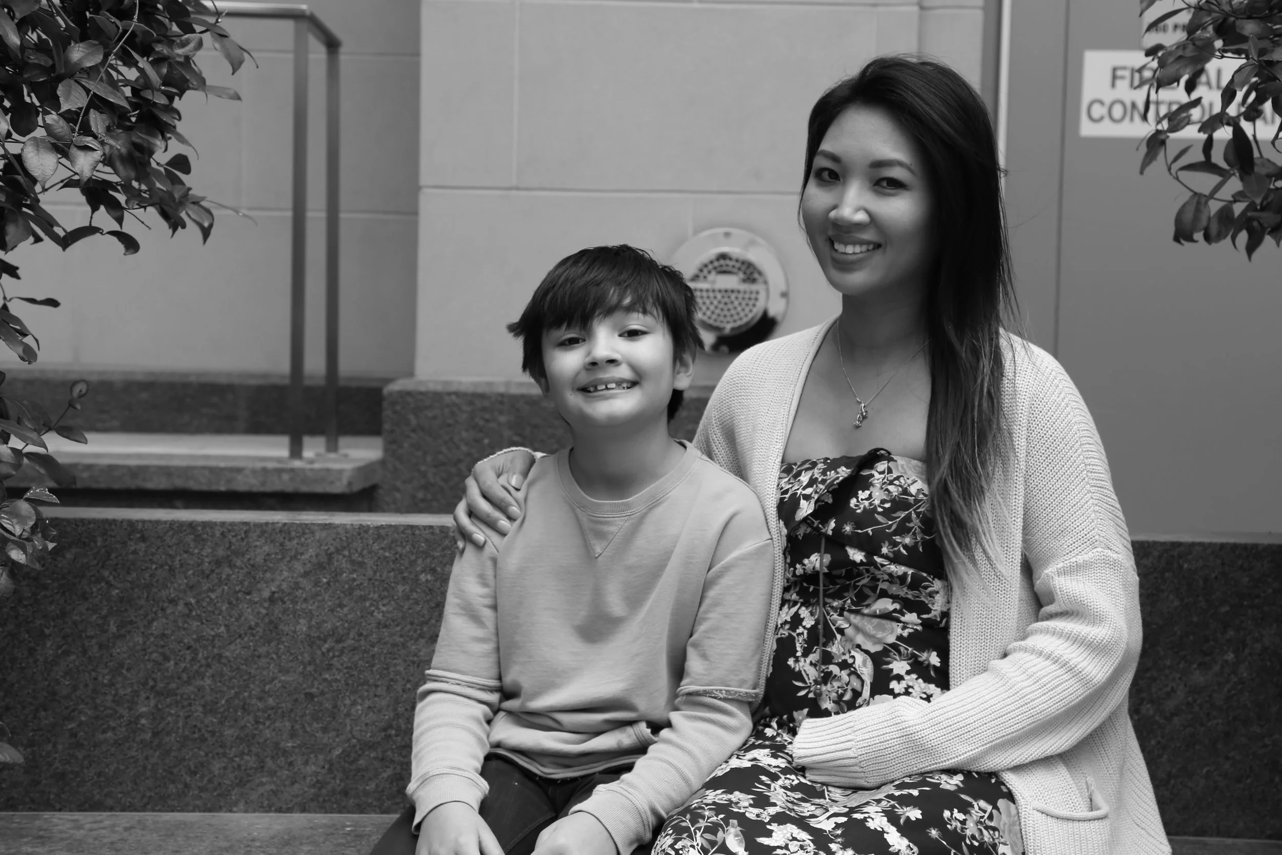 "Mom.......do I have to be nice to my new little brother?"