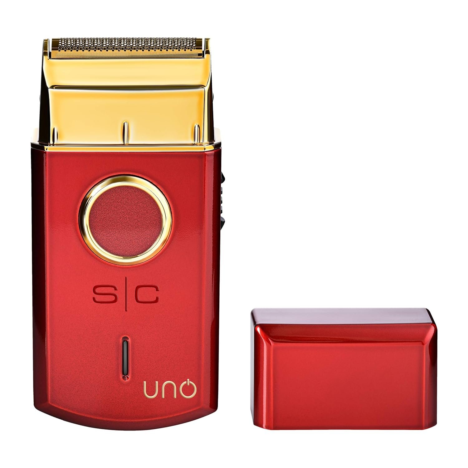  StyleCraft Uno Cordless Foil Shaver, Mini Travel Size, Portable, Gold Titanium Premium Head