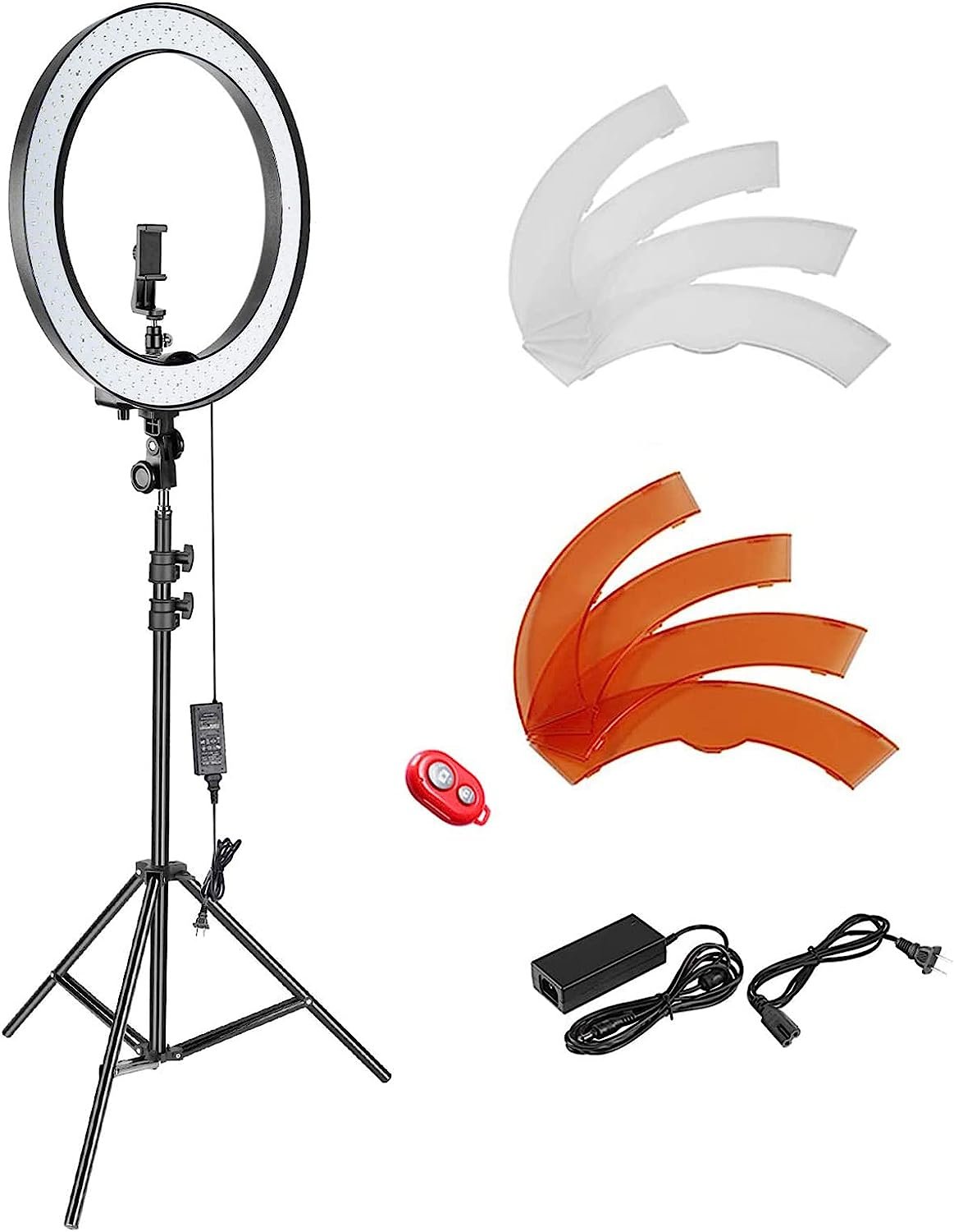  Neewer 18-inch SMD LED Ring Light Dimmable Lighting Kit