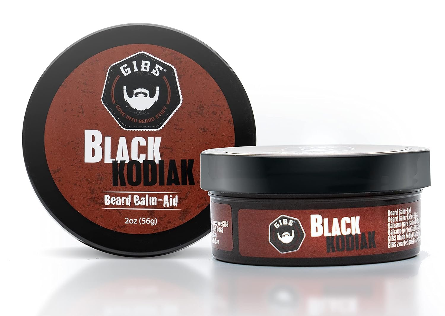 GIBS Grooming Black Kodiak Beard Balm Aid