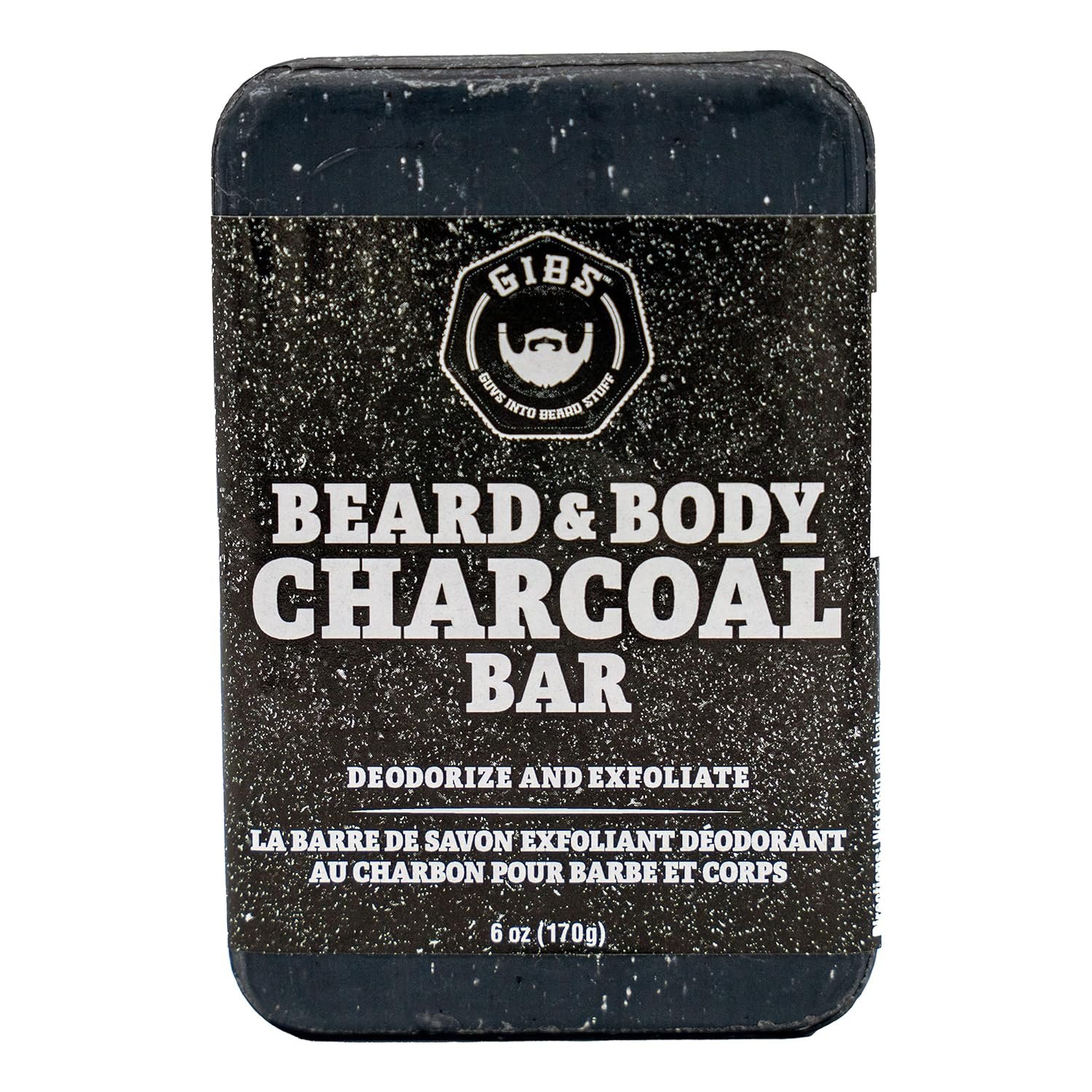 GIBS Grooming BBC Charcoal Bar - Deodorizing Soap