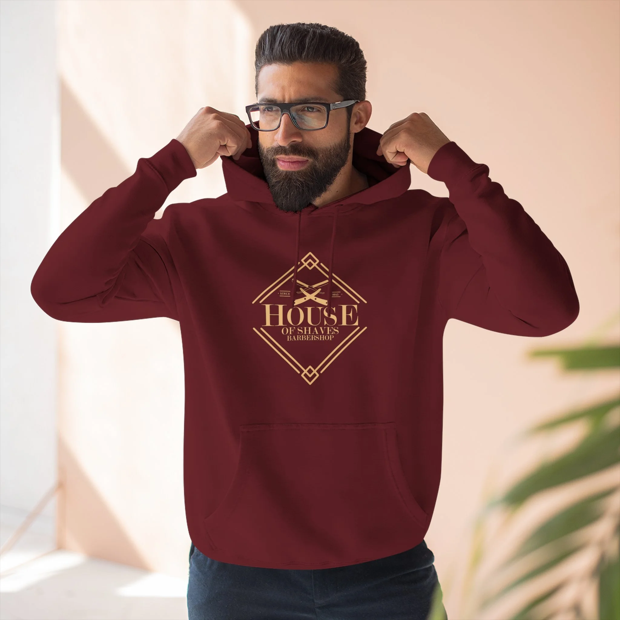 House of Shaves Barbershop Logo Hoodie