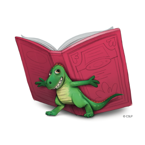 Little Dino Open Book