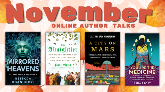 November Online Author Talks