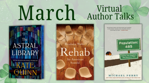 March Virtual Author Talks