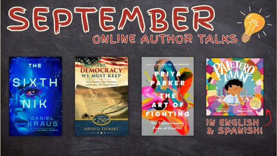 September Online Author Talks