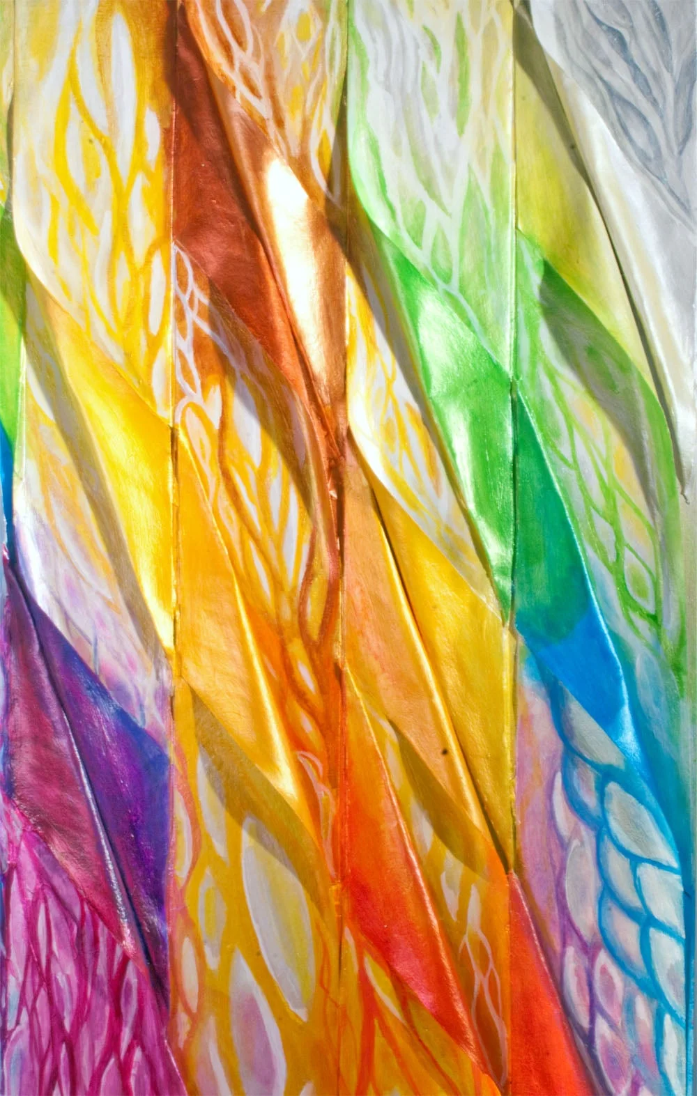 Dancing Ribbon Nebula - painting by Tiffany Gholar