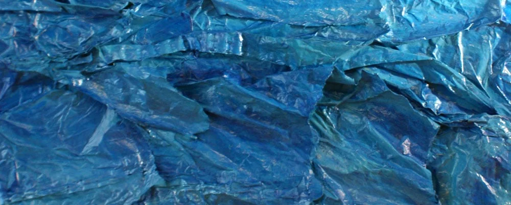 detail of Cerulean Rhapsody - painting by Tiffany Gholar