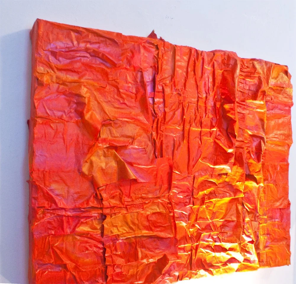 detail of Photosphere - painting by Tiffany Gholar