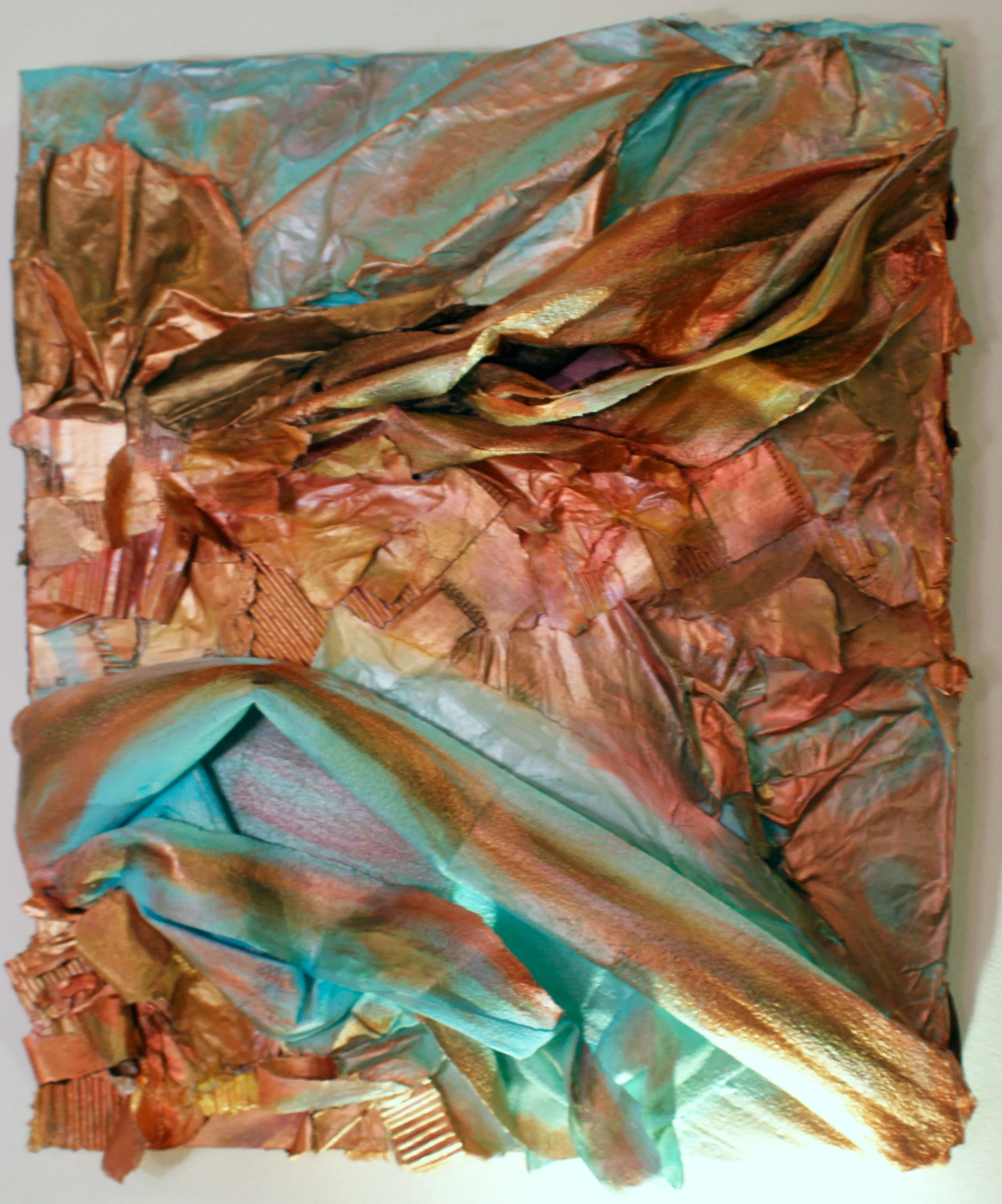 Sonnet in Copper and Verdigris - custom painting by Tiffany Gholar