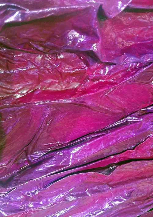 detail of Violet Verve - painting by Tiffany Gholar