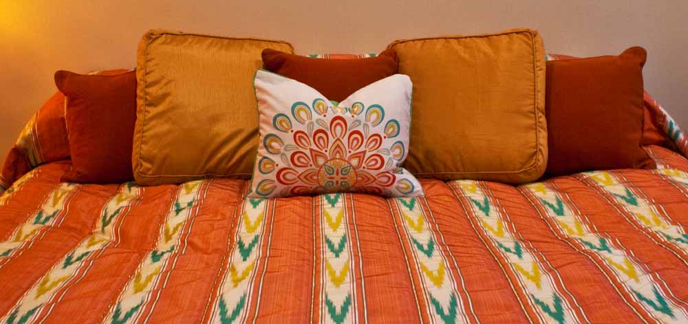 custom bedding design by Tiffany Gholar