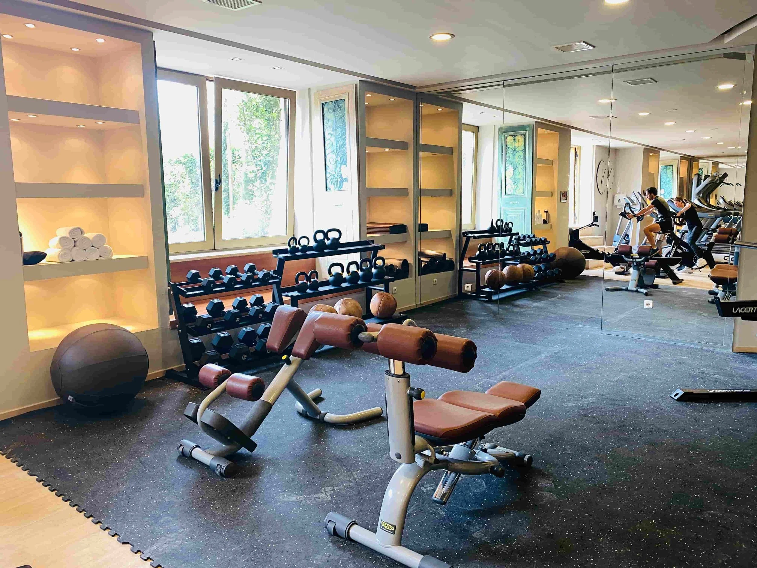 Sani Resort, Sani Beach, indoor gym, Biofit design consultants