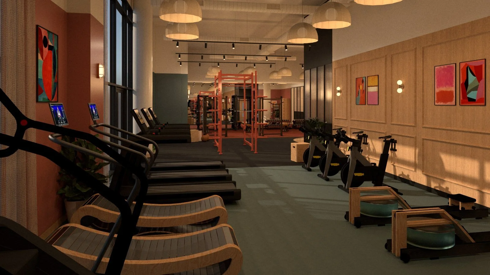 Fusion Students Loughborough gym interior design by Biofit