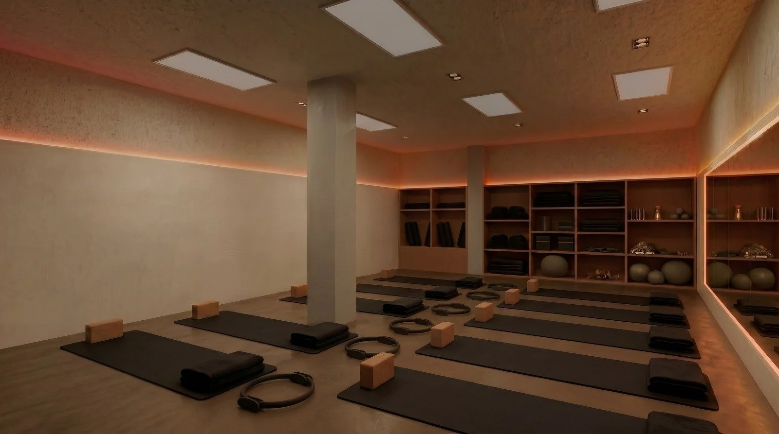 CRCLE Wellness Club Marbella, Spain - interior design by Biofit