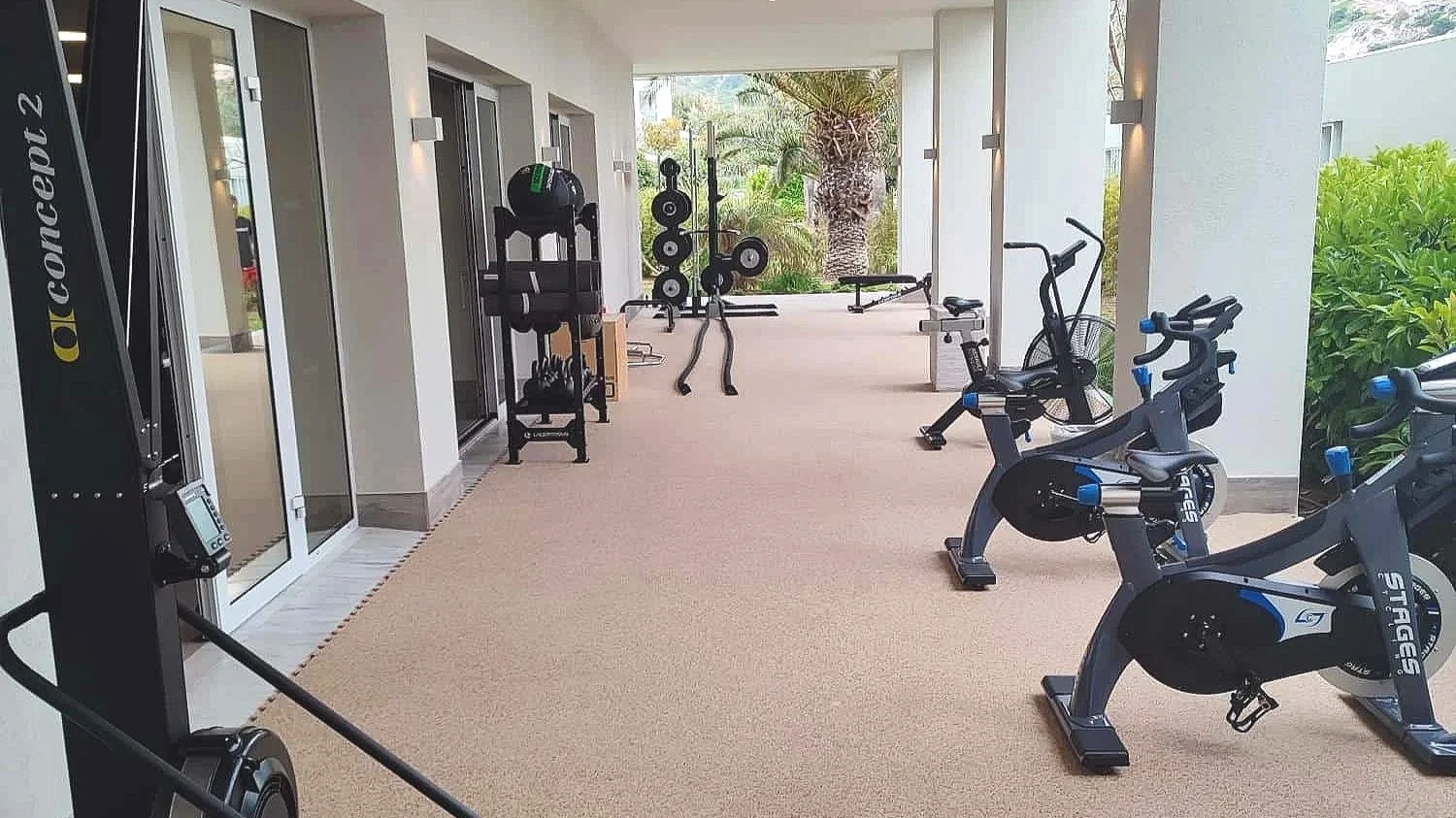 Ikos Aria outdoor gym design - Biofit