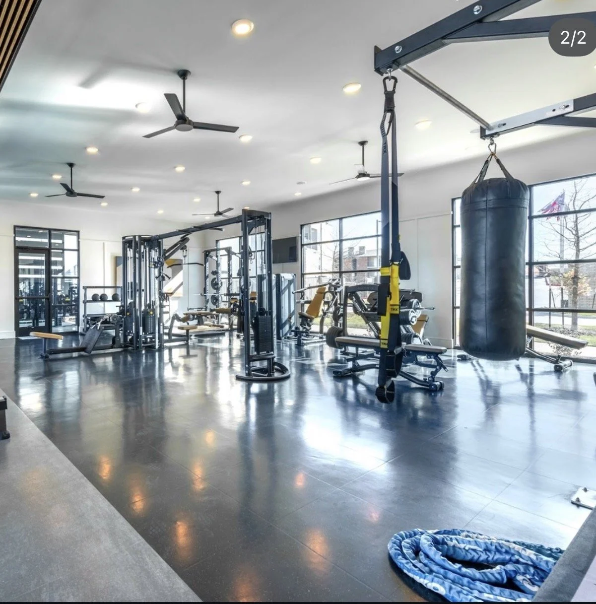 alpine village residential gym design by biofit