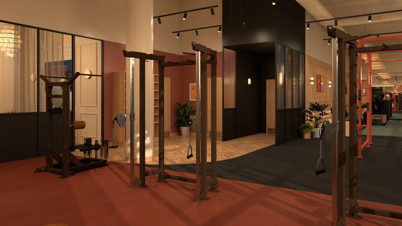 Fusion Students Loughborough gym interior design by Biofit