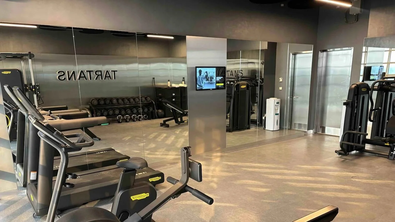 CMUQ Doha campus student gym design by Biofit