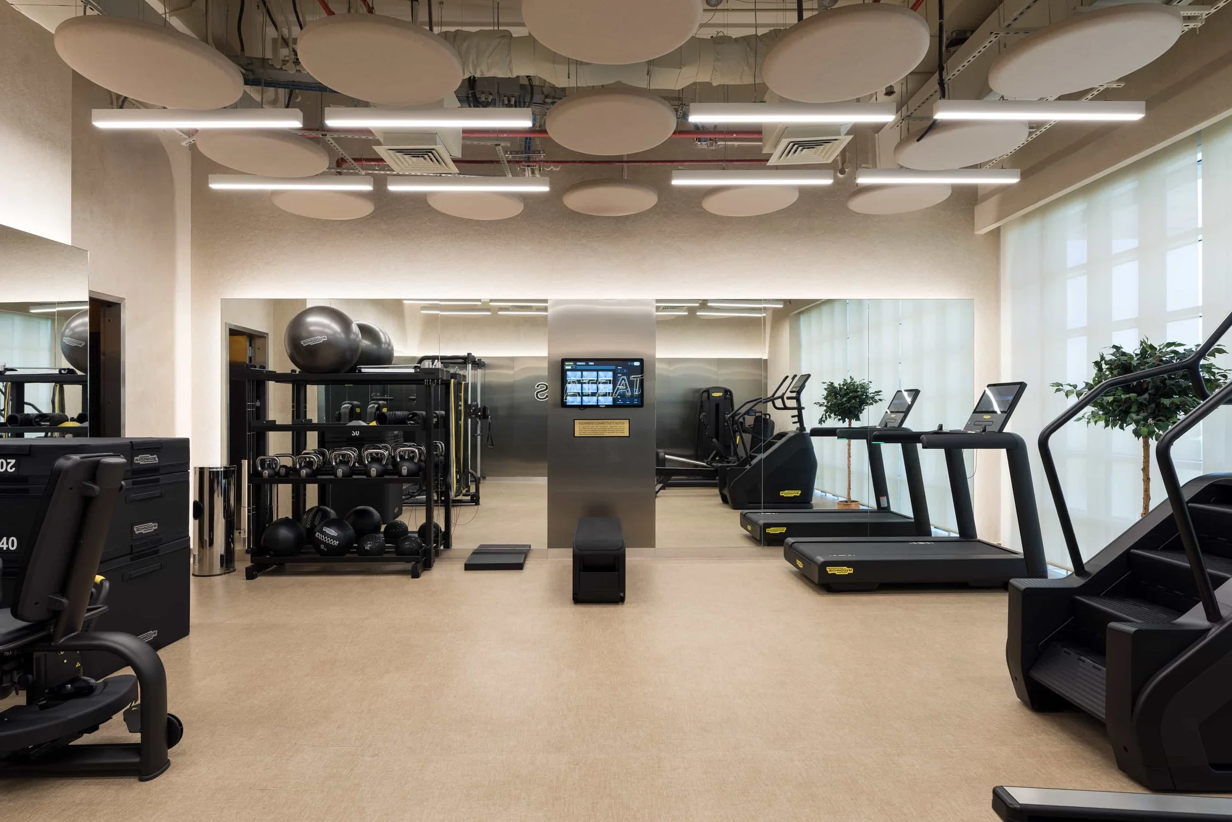 student gym for Carnegie Mellon University Qatar