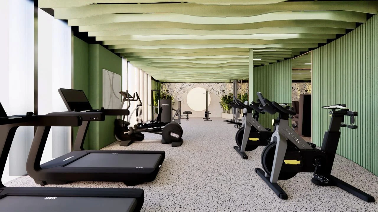 fusion students birmingham gym interior design by biofit
