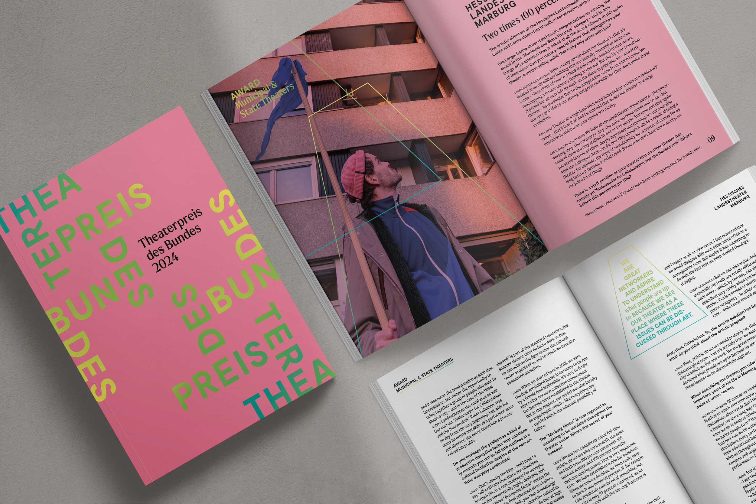 Theaterpreis des Bundes 2024 Doppelseiten